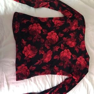 Long sleeve flower shirt